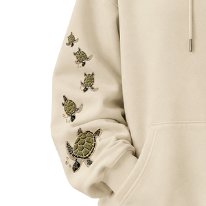 Sudaderas con Capucha Bordadas Premium, Logotipo Personalizado, Sudaderas de Felpa de Algodón para Hombre y Mujer, Venta al Por Mayor, Fabricación de Ropa OEM ODM - Product Image 3