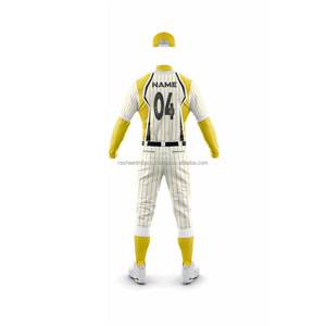 เสื้อเบสบอลโพลีเอสเตอร์ 100% ระบายอากาศได้ดี ปรับแต่งได้ตามต้องการ ขายดี สำหรับผู้ชาย ขายส่ง ชุดกีฬาแบบซับลิเมชั่นสำหรับทีม - Product Image 3
