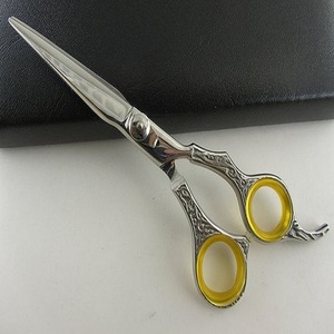 Wholesale Custom logo Salon Japanese Stainless Steel Gold Professional Barber Hair Cutting Scissors - Product Image 2
