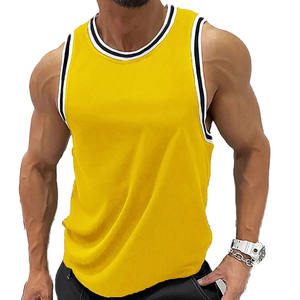 Nuevo diseño de camisetas sin mangas transpirables para hombre, tallas grandes, ropa de gimnasio de Pakistán, servicio OEM más vendido, camiseta sin mangas para hombre con impresión personalizada - Product Image 2