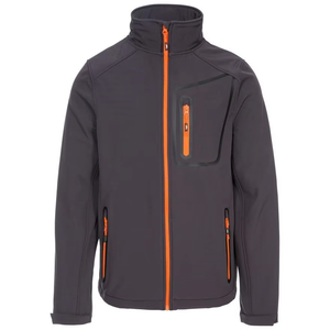 Veste de cyclisme coupe-vent noire pour homme à manches longues avec fermeture éclair bleue et poches réfléchissantes, veste de sport d'extérieur - Product Image 5