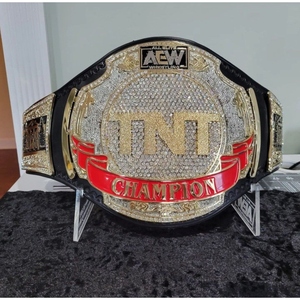 1. Premium Unisex Champion <b>Belt</b> with Red Eagle Emblem and Gold Tone Plates for <b>Wrestling</b>, Martial Arts and Sports Awards - Product Image 6