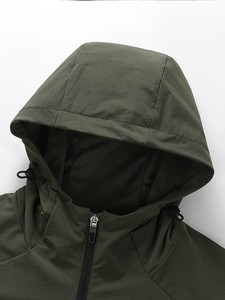 Chaqueta Cortavientos de Alta Calidad para Hombre, Otoño 2026, con Logotipo Personalizado, Poliamida, Cierre de Cremallera, Tejido de una Sola Pieza - Product Image 2