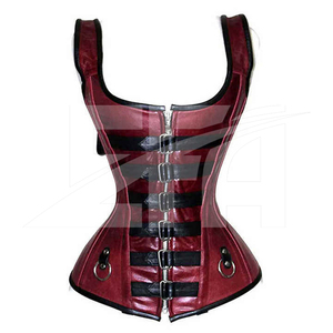 เสื้อคอร์เซ็ทสีตามสั่งสำหรับผู้หญิงไซส์พลัส  คอร์เซ็ทสำหรับใส่ในฤดูหนาว รุ่นใหม่ปี 2026  คอร์เซ็ทหนังเซ็กซี่สไตล์โกธิคแบบรัดตัว มีโครงเหล็กดันทรง - Product Image 1