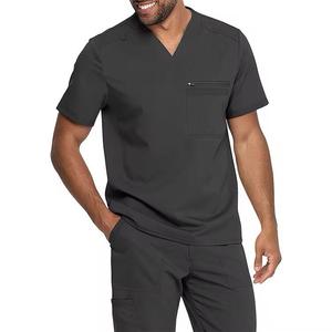Professional High Quality Nursing Uniforms Medical Scrubs Short Sleeve <b>Tops</b> Pants Men Women Nurse Scrub Hospital Uniform Sets - Product Image 3