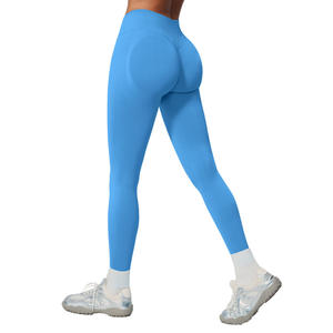 Pantalon de sport en promotion, leggings de yoga personnalisés, leggings de fitness taille haute moulants, leggings de course respirants pour femmes, pantalons de yoga grande taille - Product Image 2