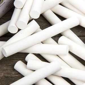 Dustless White Round Shape 8cm Long Non-toxic Smooth Writing School <b>Chalk</b> Color Box - Product Image 2
