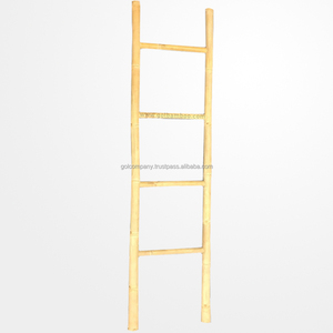 GOL BAMBOO Toallero de Bambú Moderno y Ecológico con Acabado Pulido para Baño y Jardín, Accesorios Decorativos - Product Image 1