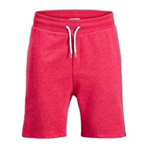 Pantalones Cortos Bermuda Rojos de Algodón para Hombre con Cintura Ajustable, Pantalones Cortos Casuales de Color Sólido, Cintura Media, Tejido Transpirable - Product Image 6