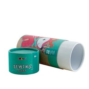 Caja de regalo personalizada de calidad premium, tubo de papel biodegradable, cilindro de cartón, tubo redondo de papel kraft para embalaje de juguetes - Product Image 4