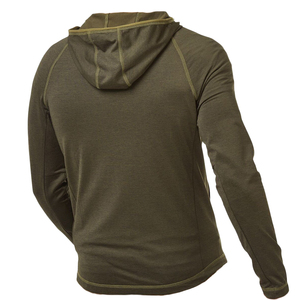 Sweat à capuche léger en polyester et élasthanne pour homme, style streetwear, pull en polaire polyester, sweat à capuche pour le sport et l'athlétisme - Product Image 2