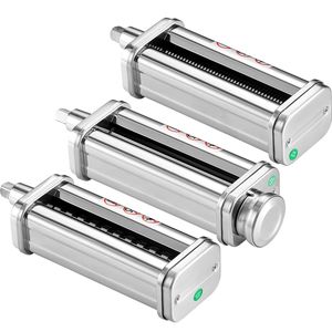 Accessorio per Pasta per Impastatrice KitchenAid, Set di Rulli e Tagliapasta in Acciaio Inox con Rullo per Fogli di Pasta e Parti per Mixer Alimentare - Product Image 1
