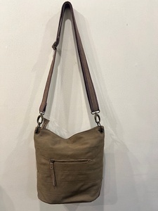 Suede Bucket <b>Bag</b> with Shoulder Strap Zip Closure Stylish Luxury Casual Unisex Daily Use <b>Medium</b> <b>Size</b> up to 1L Capacity Durable - Product Image 1