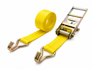 Sangle d'arrimage à cliquet en polyester robuste de qualité industrielle 75 mm avec crochets métalliques pour machines lourdes et charges de construction - Product Image 5