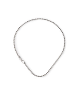 Collier unisexe en or jaune 14 carats avec diamant de laboratoire en forme de poire certifié IGI couleur D 0,50 ct VVS, chaîne à billes perlée, pour usage quotidien