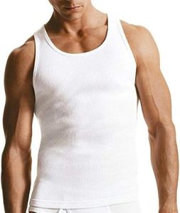 Débardeur Homme Uni Col Rond avec Logo Avant, Options Multi-Positions, Sans Coutures, Respirant, 100% Coton, Style Décontracté, Soie - Product Image 2