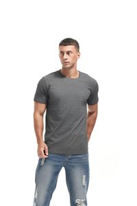 เสื้อยืดแขนสั้นผู้ชาย ผ้าคอตตอนผสม 100% คอกลม ใส่สบายสำหรับฤดูร้อน ทรงแอธเลติก ผ้าเนื้อนุ่มพิเศษ เหมาะสำหรับออกกำลังกาย วิ่ง และใส่ลำลอง - Product Image 2