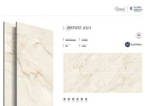 Azulejos de porcelana modernos de alta calidad con acabado brillante, de gran formato (800x1600, 1200x1800, 750x1500 mm) para sala de estar, baño y cocina. - Product Image 3