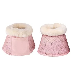 Horseshoes Durable Stylish Customizable Size Material Customized Packaging Best Quality Horse Riding Leg Protection Bell <b>Boots</b> - Product Image 2