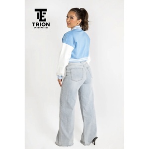 Vintage Cool Oversize Varsity <b>Jacket</b> for <b>Women</b> Casual Leather Sleeves Breathable Cotton Fill <b>Spring</b> Casual Baseball Coat Letters - Product Image 4