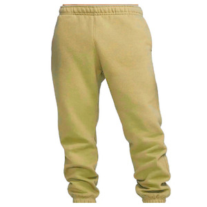 Pantalon de survêtement unisexe en coton épais 320 g/m², imperméable, écologique, décontracté, coupe droite, avec cordon de serrage – Vente en gros - Product Image 1