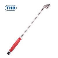 THB BALL FOOT Pneumatic Aluminium Tire Inflator Chuck Silver and Accessories Mechanical Tested for Lexus Garage Repair 2010-2022