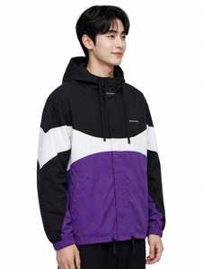 เสื้อแจ็คเก็ตมีฮู้ดซิปแบบยูนิเซ็กซ์ ลายการ์ตูนสีสันสดใส สีดำขาว สไตล์สปอร์ต กันลม ผลิตจากโพลีเอสเตอร์ 100% สำหรับฤดูหนาว - Product Image 5