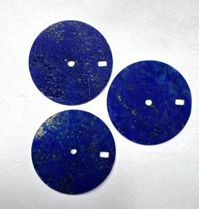 Natural Lapis Lazuli Stone Watch Dial 28.5MM Blue Gemstone Dial with Date Window Custom Luxury Watch <b>Face</b> for NH35 NH36 Movement - Product Image 4