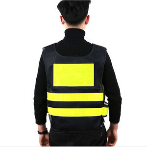 Chaleco de Seguridad Reflectante Personalizado para Trabajo, Ropa de Trabajo de Alta Visibilidad, Chaleco Deportivo de Poliéster/Algodón de Manga Corta Unisex - Product Image 5