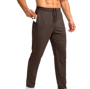 Pantalones Deportivos para Hombre, Cintura Elástica con Cordón, Bolsillos Laterales, Secado Rápido, Ligeros, Casuales, de Poliéster Tejido, para Primavera - Product Image 4