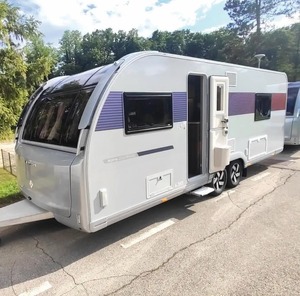 Off Road Luxury Family Mobile Home Travel Trailer RV Camper with Bathroom <b>Kitchen</b> Sleeping Space Adventure Touring Unit - Product Image 1