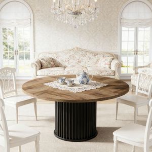Tavolo da Pranzo Allungabile in Marmo e Legno Massello per Appartamenti - Product Image 6