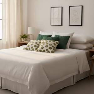 Ensemble de 5 housses de coussin élégantes à motifs floraux, 3x Garden Bloom et 2x Forest Green Diamond Knit, pour coussins décoratifs et d'appoint - Product Image 5