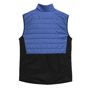 Gilet d'hiver chaud en coton pour homme avec logo personnalisé OEM, gilet matelassé décontracté imperméable, veste sans manches unie personnalisée - Product Image 2