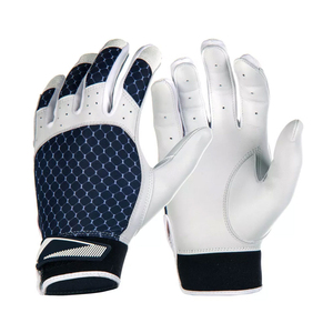 Gants de frappe en cuir blanc et bordeaux avec fermeture auto-agrippante, rembourrés, pour entraînement, unisexe adulte - Product Image 6