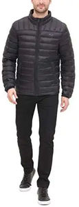 Thermal Outdoor Puffer Jackets for <b>Men</b> Winter <b>Long</b> Hooded Quilted Thick <b>Coat</b> Lightweight Fashion Style - Product Image 5