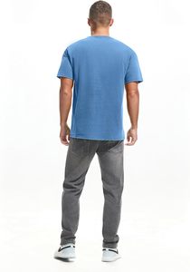 Camiseta de Algodón para Hombre, Corte Clásico, Cuello Redondo, Uso Diario Informal, Camiseta Lisa, Proveedor Mayorista de Marca Privada Personalizada - Product Image 3