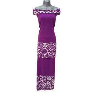 Robe sirène personnalisée imprimée Ankara style Samoan et Fizi pour femme, robe de soirée longue africaine à épaules dénudées - Product Image 2