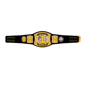Custom Master Chief USN Navy Pride Wrestling Championship Belt - High-Quality Design with Gold Accents Ideal for Collectors Fans - Product Image 6