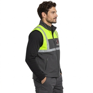 Chaleco de Seguridad para Hombre, Chaleco de Trabajo Reflectante Profesional, Material de Alta Visibilidad, Construcción Duradera, Ajuste Ligero y Cómodo - Product Image 4