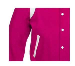 Blouson universitaire unisexe personnalisé 100 % laine, haute qualité, broderie universitaire, style streetwear, motif lettres patchwork sur le devant - Product Image 2