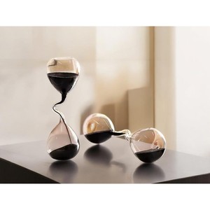 Reloj de Arena de Vidrio Hecho a Mano, Diseño Moderno de Mediados de Siglo, Ecológico, Ligero, Portátil, con Función de Temporización Precisa - Product Image 2