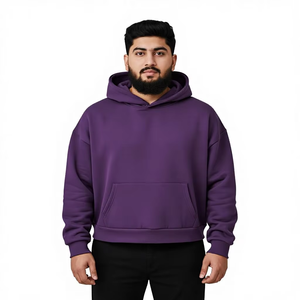 Sweat-shirts à capuche pour hommes de haute qualité, sweats à capuche unisexes surdimensionnés, sweats à capuche personnalisés vierges et épais pour hommes - Product Image 1