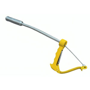 Pistolet d'application de bolus pour bovins en acier inoxydable robuste avec poignée antidérapante colorée - Product Image 2