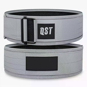 Cinturón de Levantamiento de Pesas de Neopreno y Nailon de 4 Pulgadas, Equipo de Gimnasio para Levantamiento de Pesas con Palanca Antideslizante Profesional para Entrenamiento con Pesas, Unisex - Product Image 5