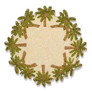 Lujoso Plato Decorativo Hecho a Mano con Cuentas, Tapete de Mesa Bordado con Cuentas Personalizado, Diseño de Mantel Individual para Boda - Product Image 2