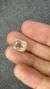 Zafiro Amarillo Natural de Ceilán de 7.75 Ct, Corte Octogonal, Gema Suelta, Minado en Sri Lanka, para Anillo o Colgante de Lujo - Product Image 4