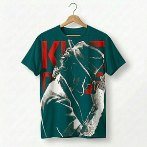 T-shirt noir imprimé King Michael Jackson pour homme, manches courtes, col rond, coupe ample, style jersey décontracté, 100 % coton, écologique - Product Image 5