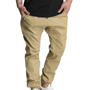 Pantalon de jogging décontracté pour homme, coupe décontractée, tissu extensible, taille ajustable, pour l'entraînement à domicile et la mode urbaine - Product Image 1