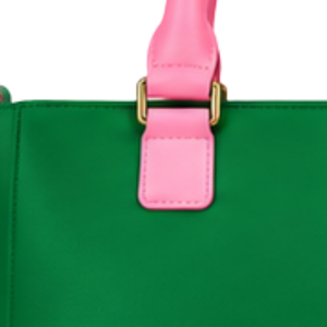   Sac à main tendance vert et rose pour femme, inspiré des lettres grecques, grand sac fourre-tout à bandoulière pour le shopping quotidien - Product Image 2